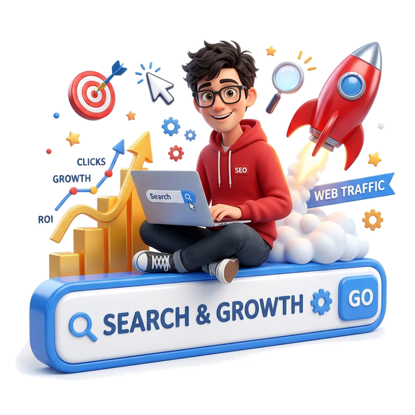 3D иллюстрация привлечения клиентов и интернет-трафика в стиле Pixar